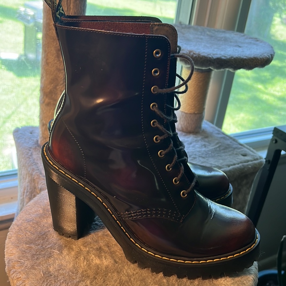 Heeled Doc Boots Size 9!